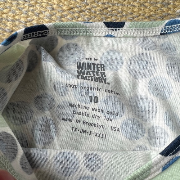 NEW Winter Water Factory blueberry print dress size 10 - Picture 2 of 3